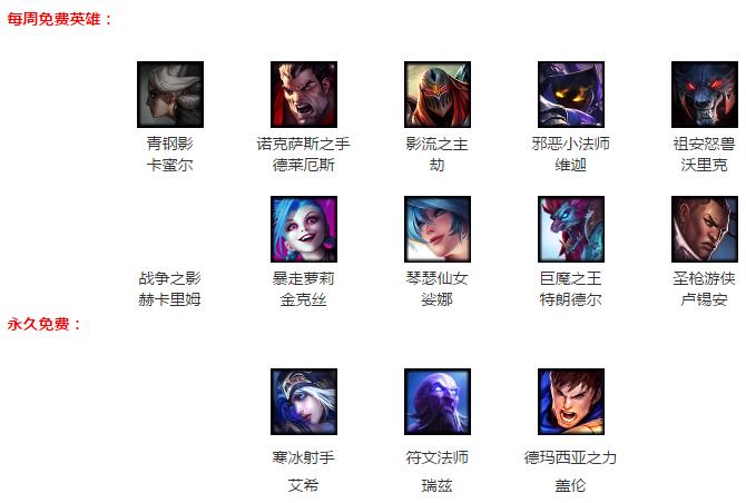 lol5月12日周免英雄是什么 lol5.12周免介绍