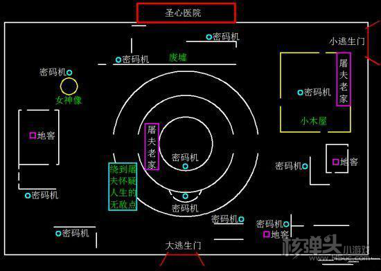 第五人格圣心医院电机在哪里 电机分布图一览