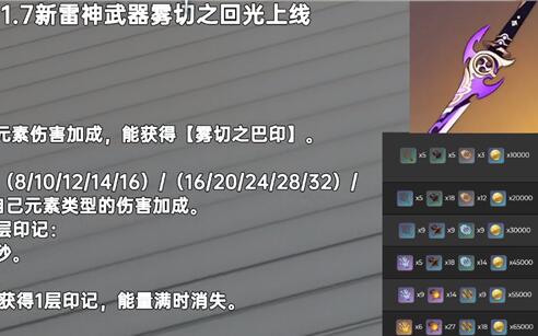 原神雾切之回光怎么突破 雾切之回光突破材料介绍
