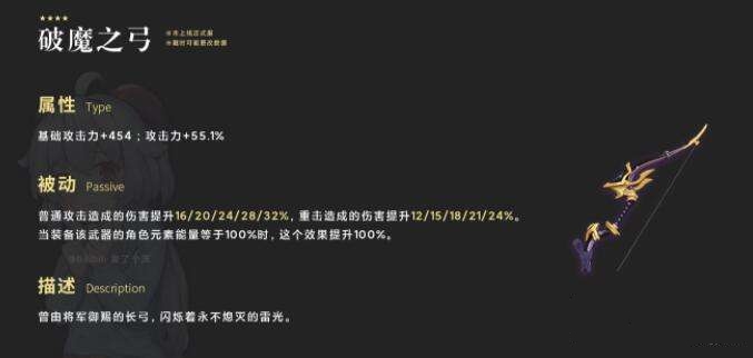 原神破魔之弓怎么突破 破魔之弓突破材料一览