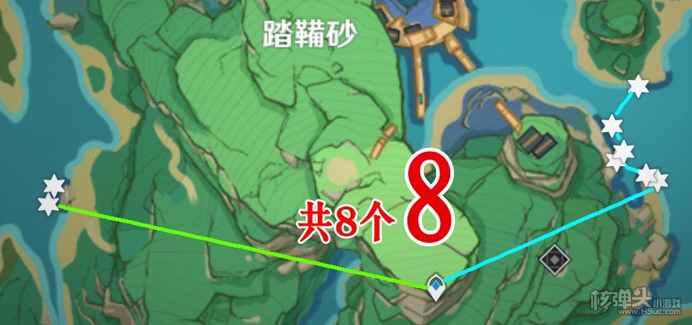 原神稻妻区域海灵芝采集路线分享