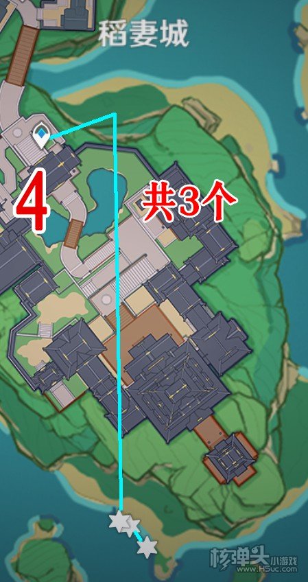 原神稻妻区域海灵芝采集路线分享