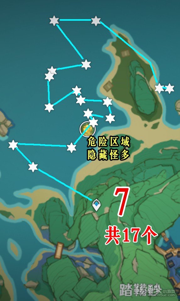 原神稻妻区域海灵芝采集路线分享