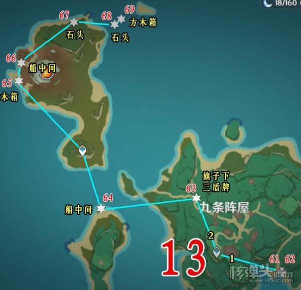 原神稻妻璃月圣遗物狗粮探索路线分享