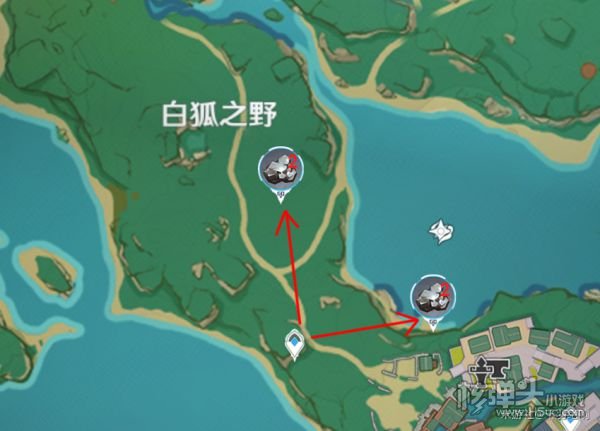 原神2.0版本稻妻白铁矿采集地点一览