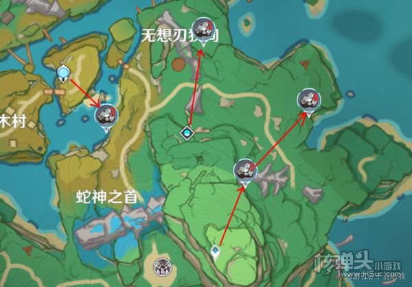 原神2.0版本稻妻白铁矿采集地点一览