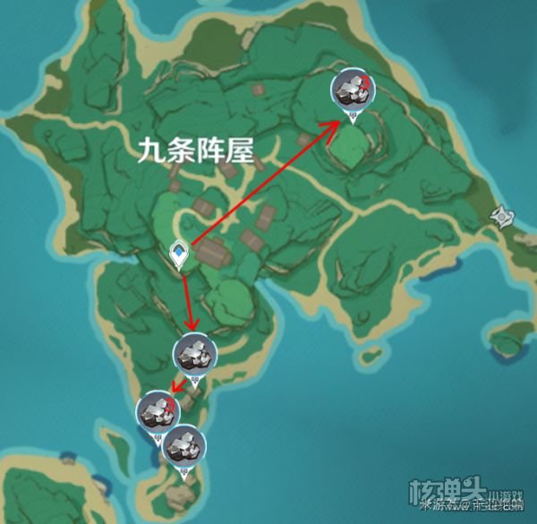 原神2.0版本稻妻白铁矿采集地点一览