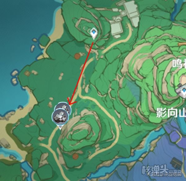 原神2.0版本稻妻白铁矿采集地点一览