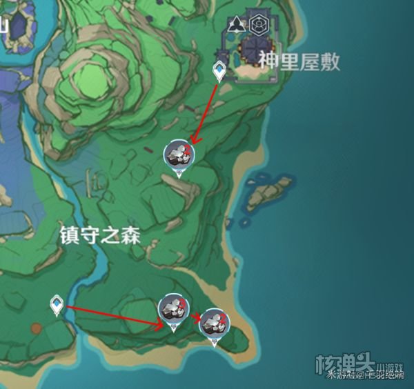 原神2.0版本稻妻白铁矿采集地点一览