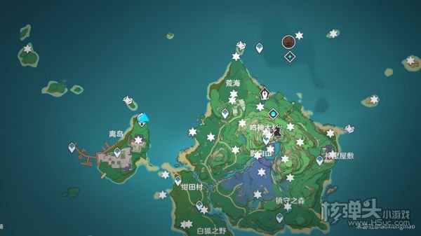 原神2.0版本全部雷神瞳位置标识汇总