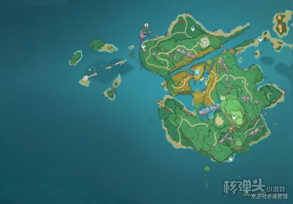 原神2.0版稻妻机关立方路线图 机关立方在哪