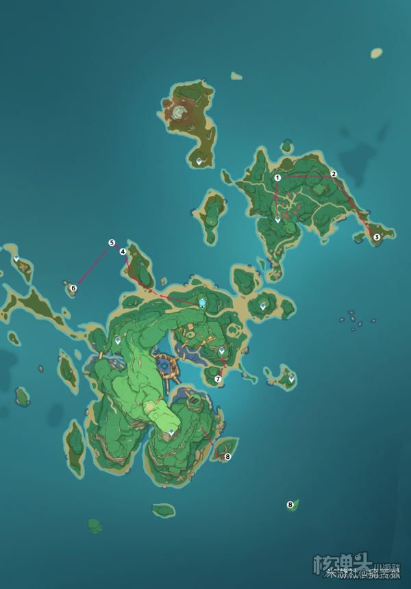 原神2.0版稻妻机关立方路线图 机关立方在哪