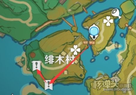 原神稻妻圣遗物调查点高效探索路线分享