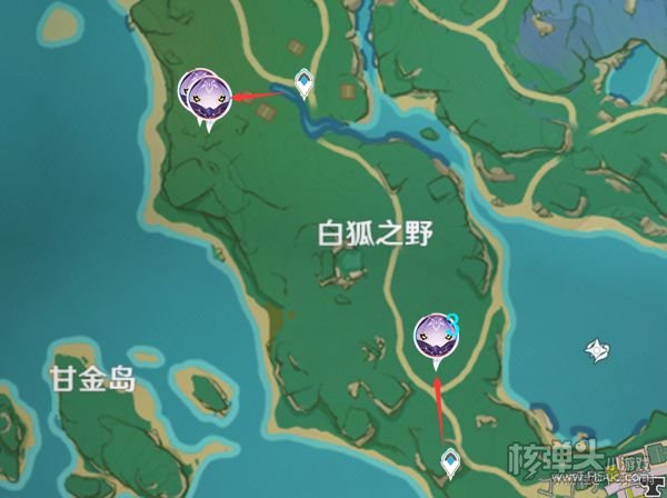 原神2.0版稻妻区域骗骗花位置分布汇总