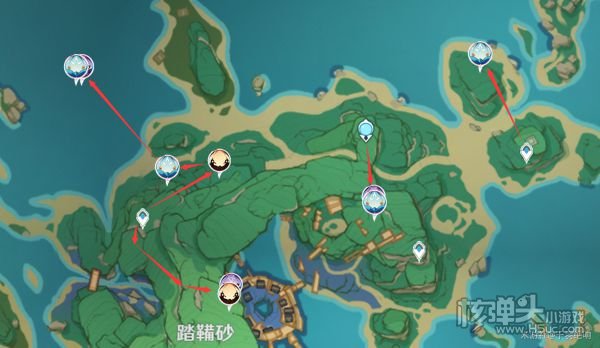 原神2.0版稻妻区域骗骗花位置分布汇总