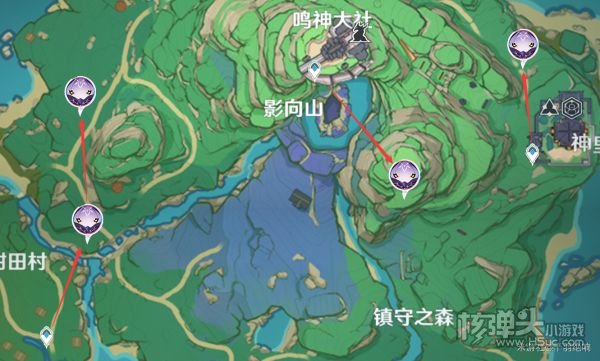 原神2.0版稻妻区域骗骗花位置分布汇总