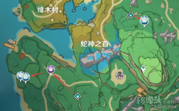 原神2.0版稻妻区域骗骗花位置分布汇总