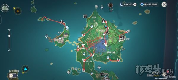 原神稻妻区域日常向刷海乱鬼路线推荐