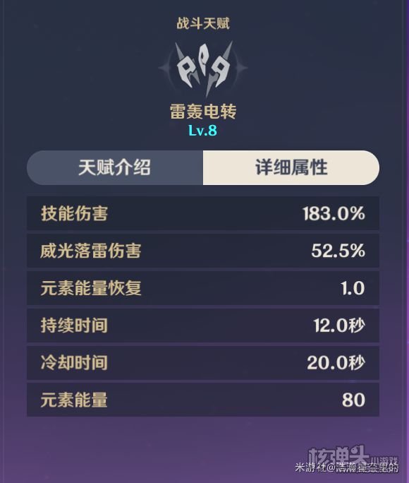 原神2.0版本雷主命之座属性详解 雷主命之座怎么样