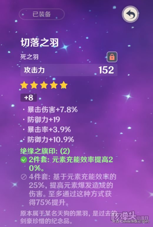 原神2.0版雷主装备圣遗物选择及阵容搭配推荐