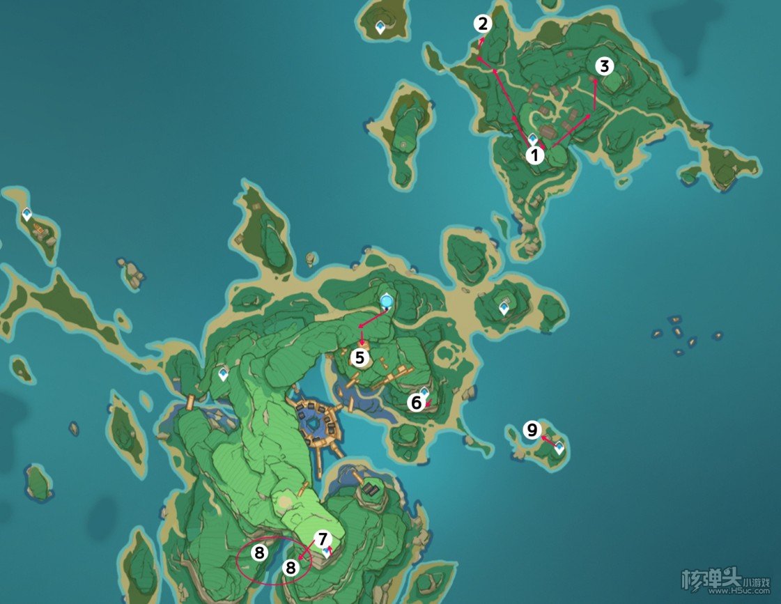 原神稻妻继电石攻略 稻妻继电石位置分布图