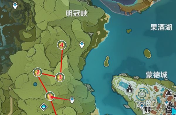 原神蒙德地图地脉花位置及怪物汇总