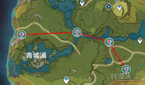 原神璃月地图地脉花位置及怪物汇总