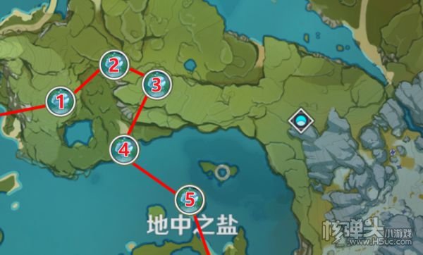 原神璃月地图地脉花位置及怪物汇总