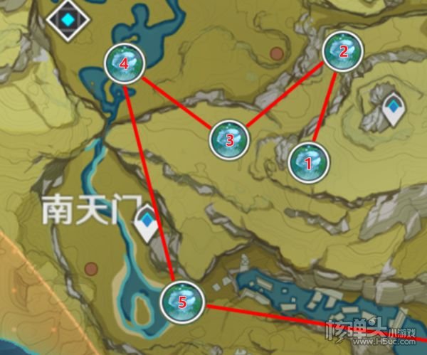 原神璃月地图地脉花位置及怪物汇总