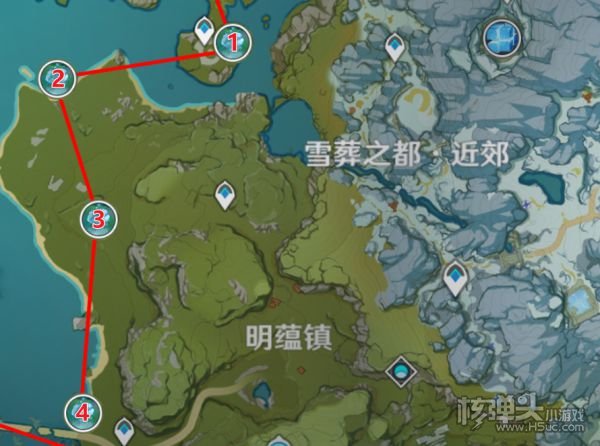 原神璃月地图地脉花位置及怪物汇总