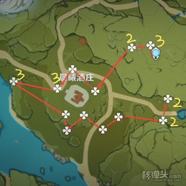 原神2.0版本晶蝶快速抓捕路线 晶蝶在哪里抓