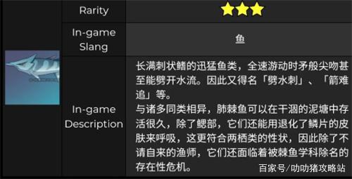 原神鱼类大全一览 原神鱼类全部种类图鉴介绍