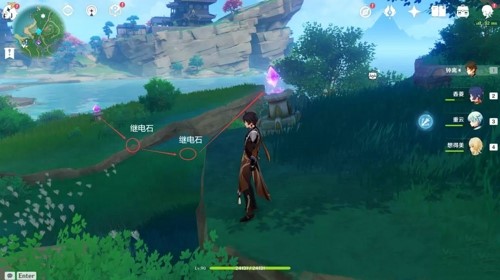 原神稻妻继电石解密位置攻略 稻妻继电石怎么放