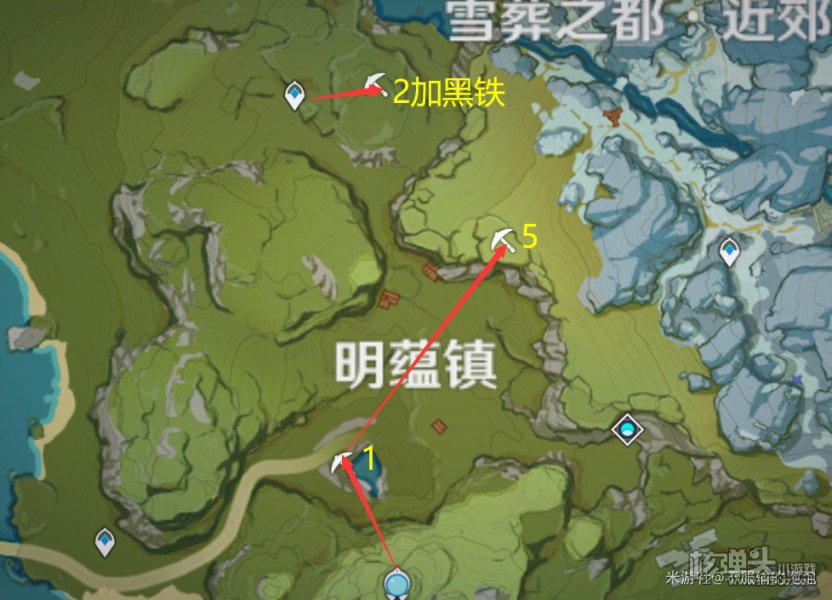 原神最新版本白铁块哪里多 2021白铁块位置汇总