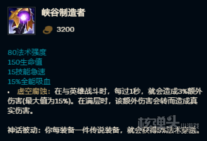 S11赛季LOL卡萨丁最强出装峡谷制造者