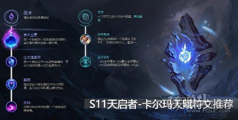 S11赛季天启者卡尔玛符文推荐