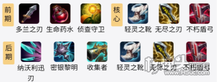 S11赛季LOL虚空之女卡莎常用出装