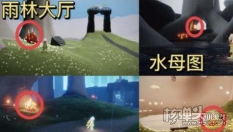 2022光遇2.7大蜡烛位置-雨林地图
