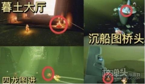 2022光遇2.7大蜡烛位置-暮土地图
