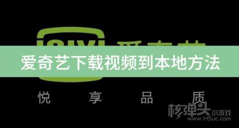 爱奇艺下载视频到本地方法