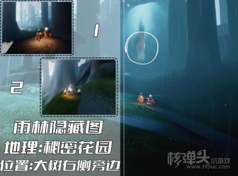 光遇2022表演季雨林冥想位置汇总