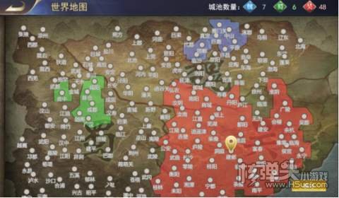 三国我是主公（无限抽4万充）世界地图攻略介绍