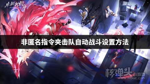 非匿名指令夹击队自动战斗设置方法 夹击队自动战斗怎么设置