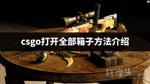 csgo开箱怎么一次打开全部箱子 csgo打开全部箱子方法介绍