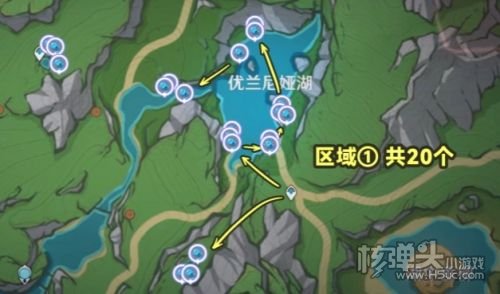 《原神》101朵湖光铃兰全收集路线一览