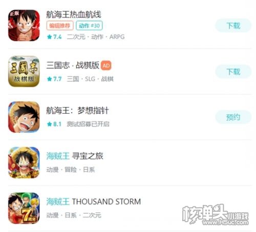 IP卡牌手游《航海王：梦想指针》测试招募开启
