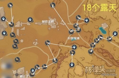 《原神》4.2版本圣金虫最高效采集路线一览