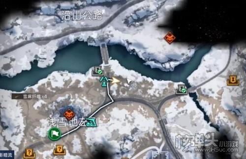 《星球重启》拉贡雪山采麻点位置在哪里 拉贡雪山采麻点位置一览