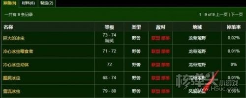 《魔兽世界》冰虫鳞片哪里刷 冰虫鳞片分布密集位置汇总